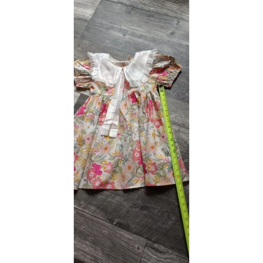 Smiling Pinker Girls 5 Floral Cottecore Dress, NWT
